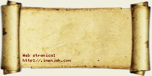 Anđela Tomić vizit kartica